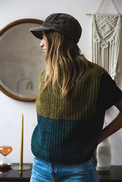 Návod: Trendy pletená vesta na jeseň