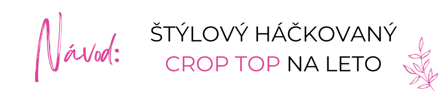 Hackovany crop top