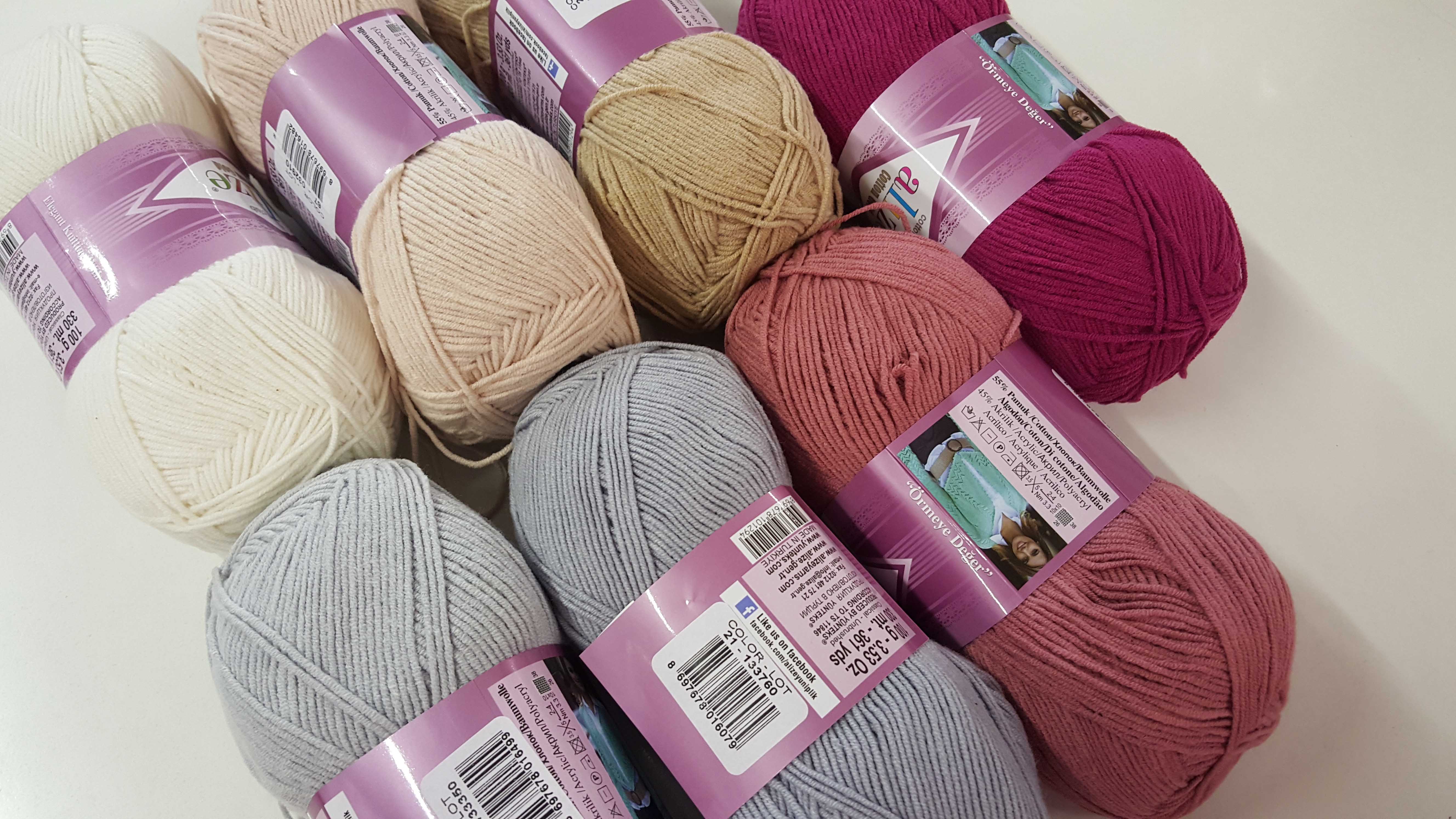 Vintage pastel mentol odľahčená bavlnená priadza Cotton Gold 522