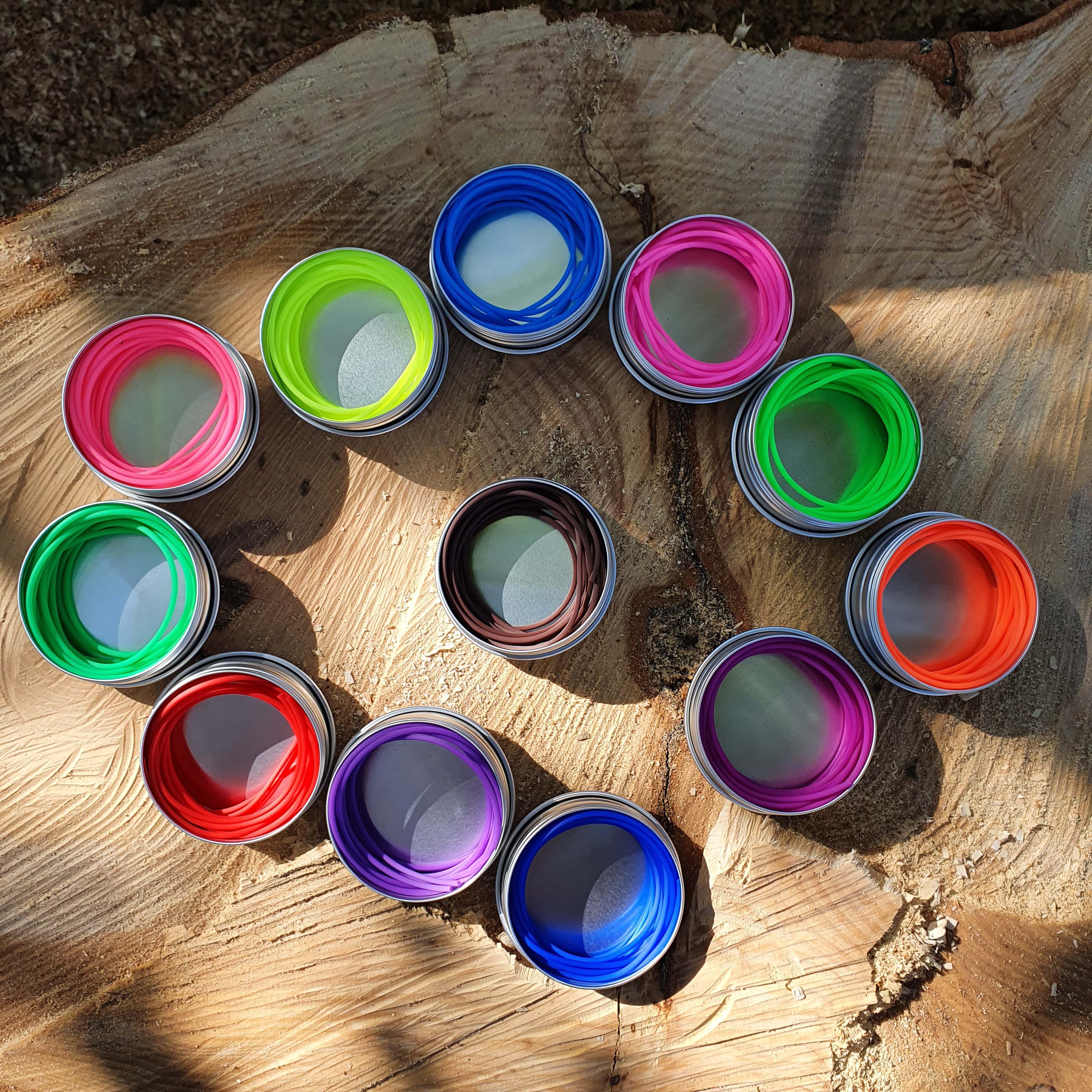 Violet - Fialové lanká na odloženie očiek - The Knitting Barber "TKB Cords"