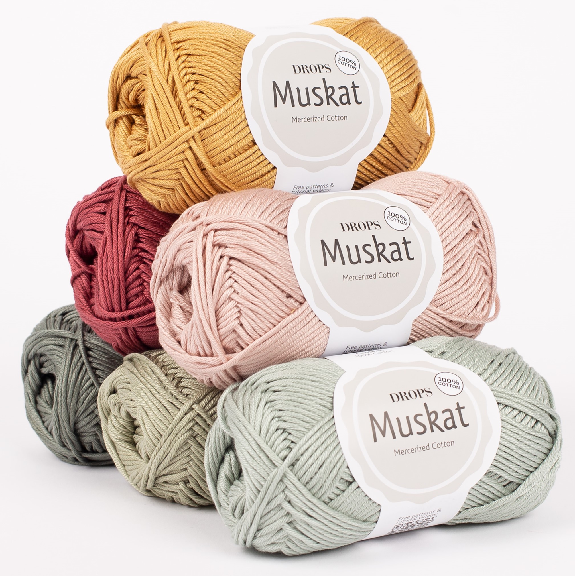 03 Muskat - jasná mentolková zelená letná bavlnená priadza