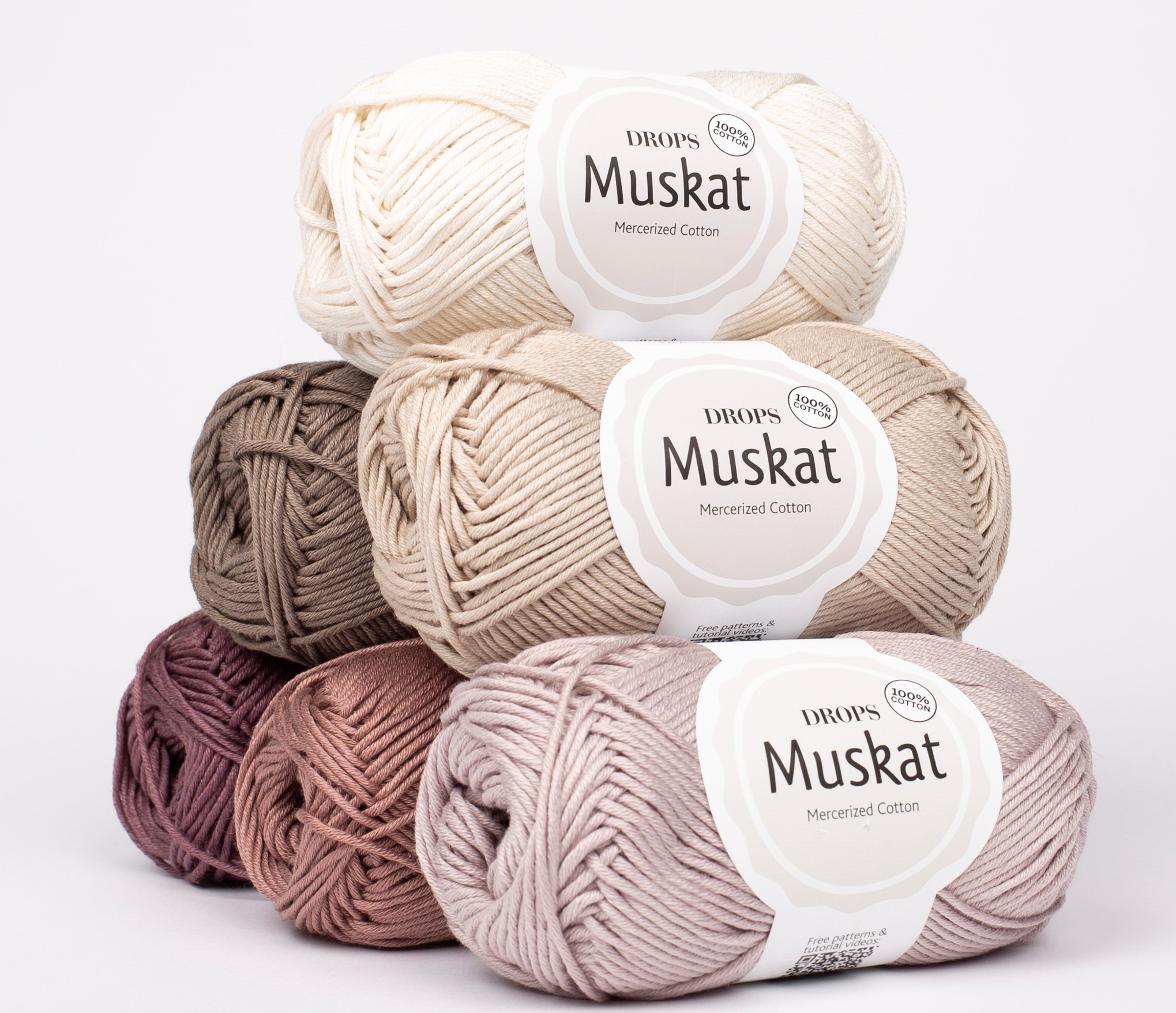 29 Muskat - cukrík ružová bavlnená letná priadza