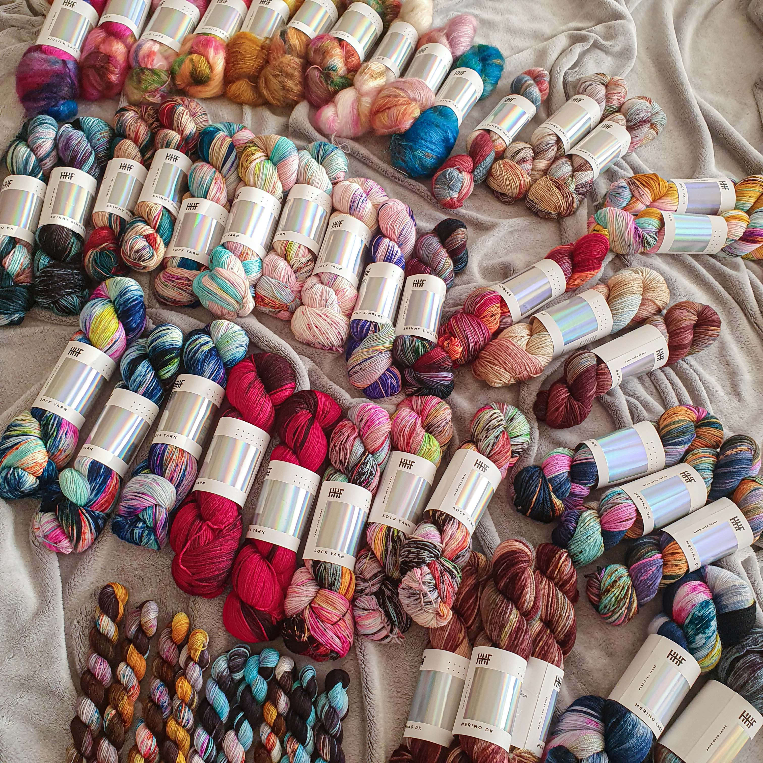 HHF Skinny Singles - Sweet Pea - ružovo farebná  ručne farbená merino vlna