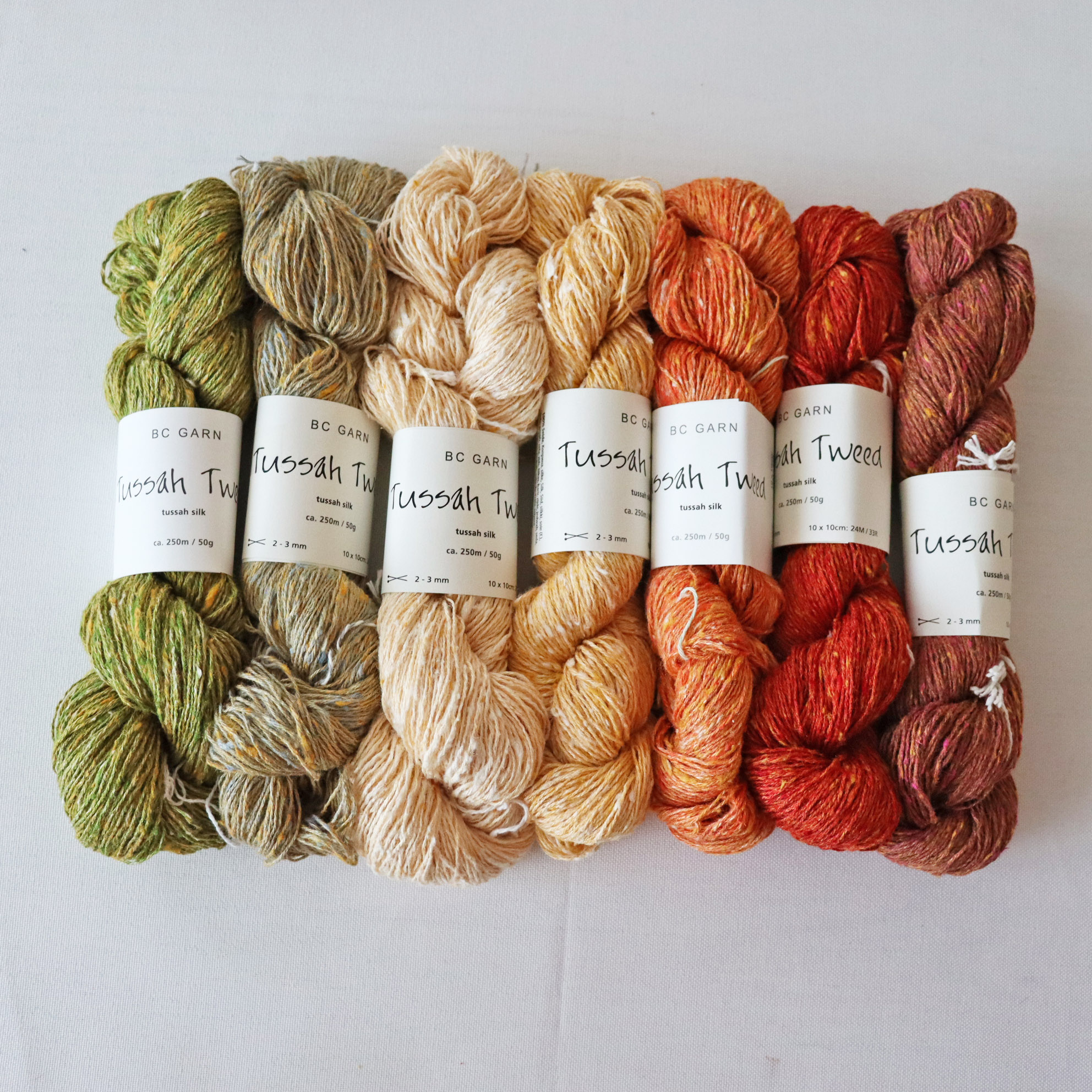 iba 1ks! 006 Tussah Tweed - hnedasto zemitý 100% hodváb s nopkami