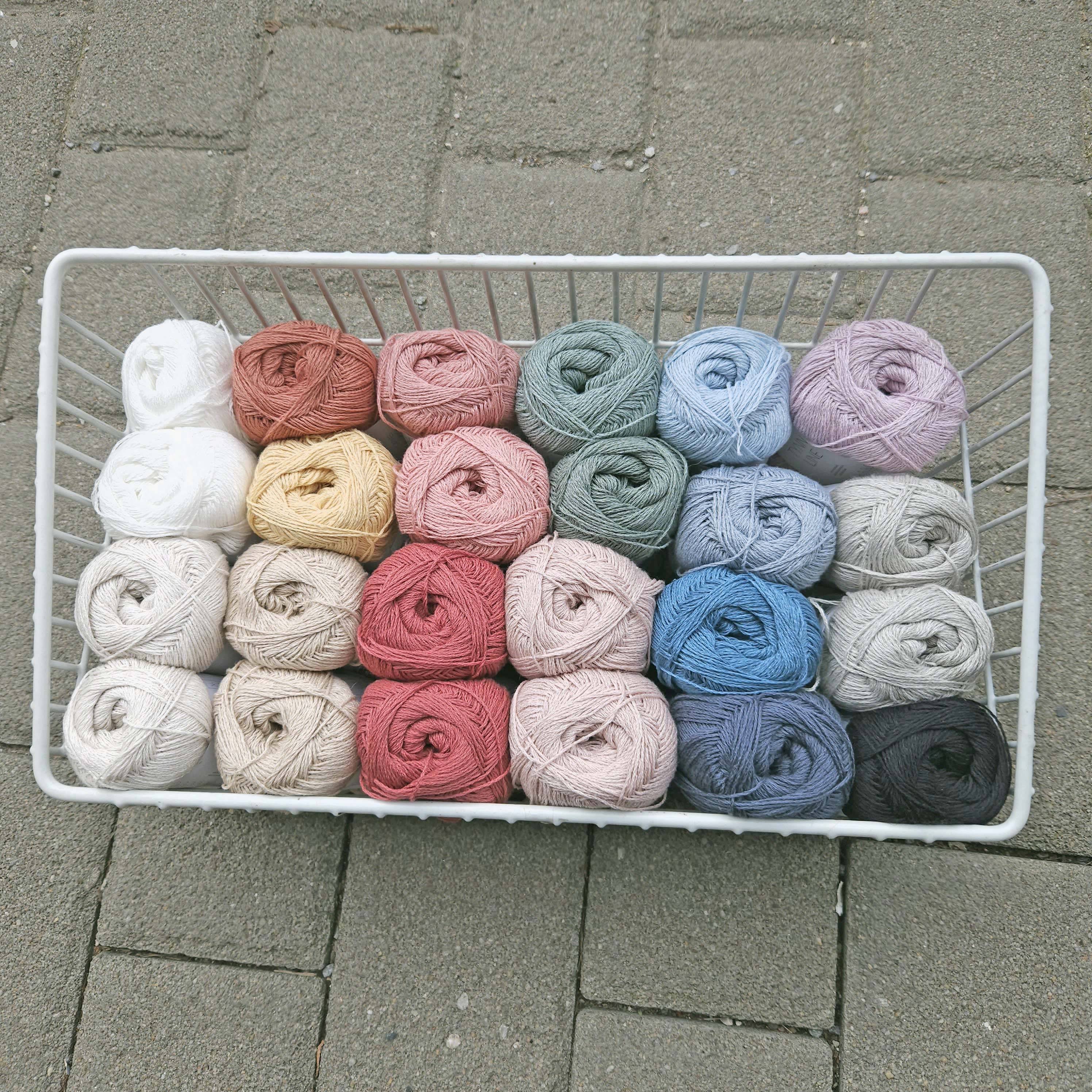 Tynn Line 3021 - bežovo ružová tenká priadza s ľanom, viskózou a bavlnou