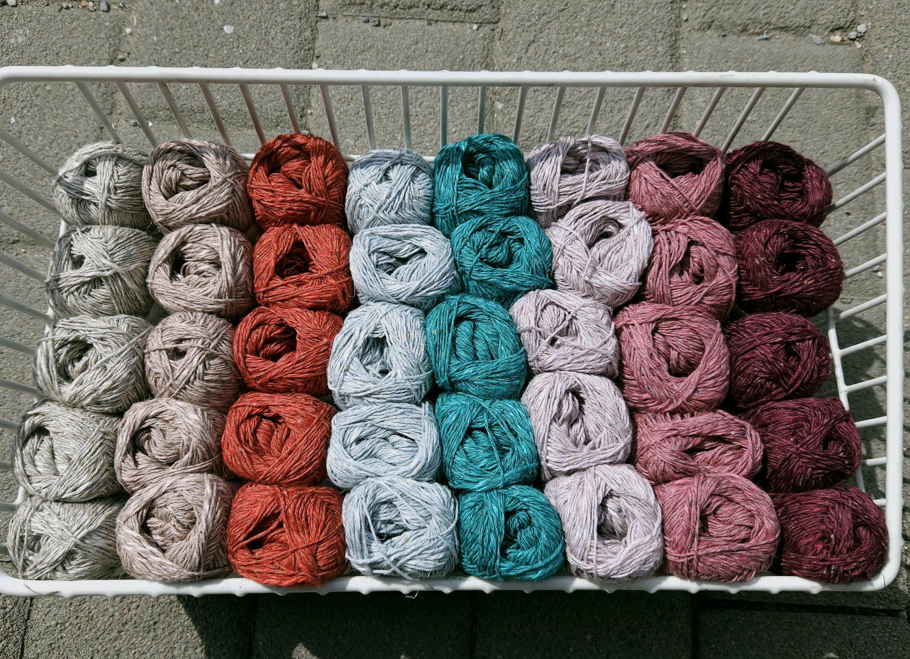 Ciranda 07 - červenkastá letná zmesová priadza s ľanom