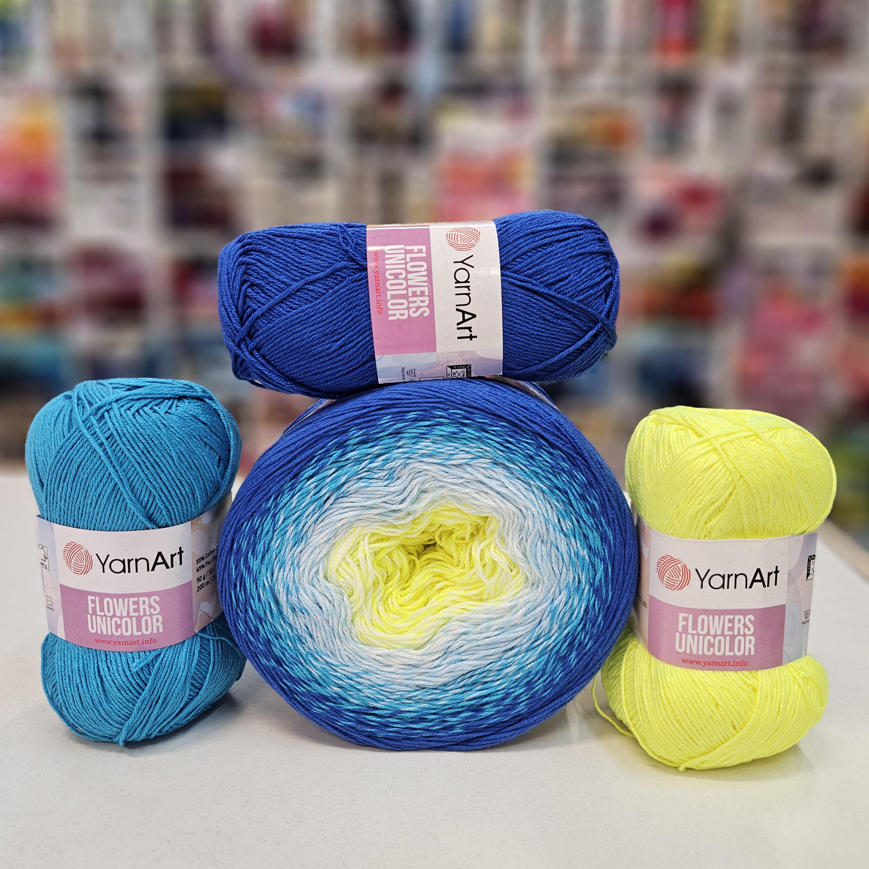 Flowers Unicolor 733 - Svetlo ružová tenká zmesová letná priadza