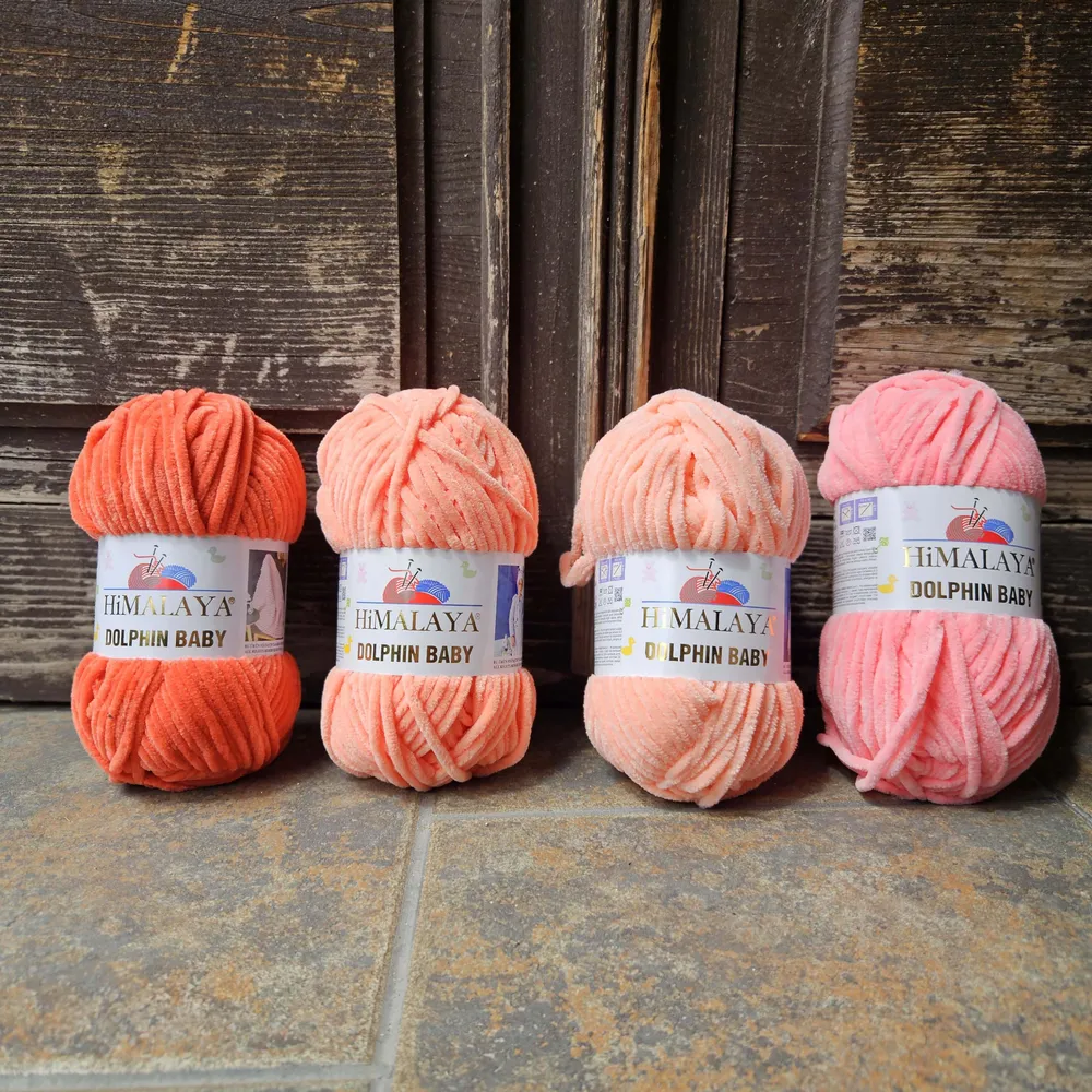 Dolphin Baby 80323 - Svetlo marhuľkovo lososová detská vlna 