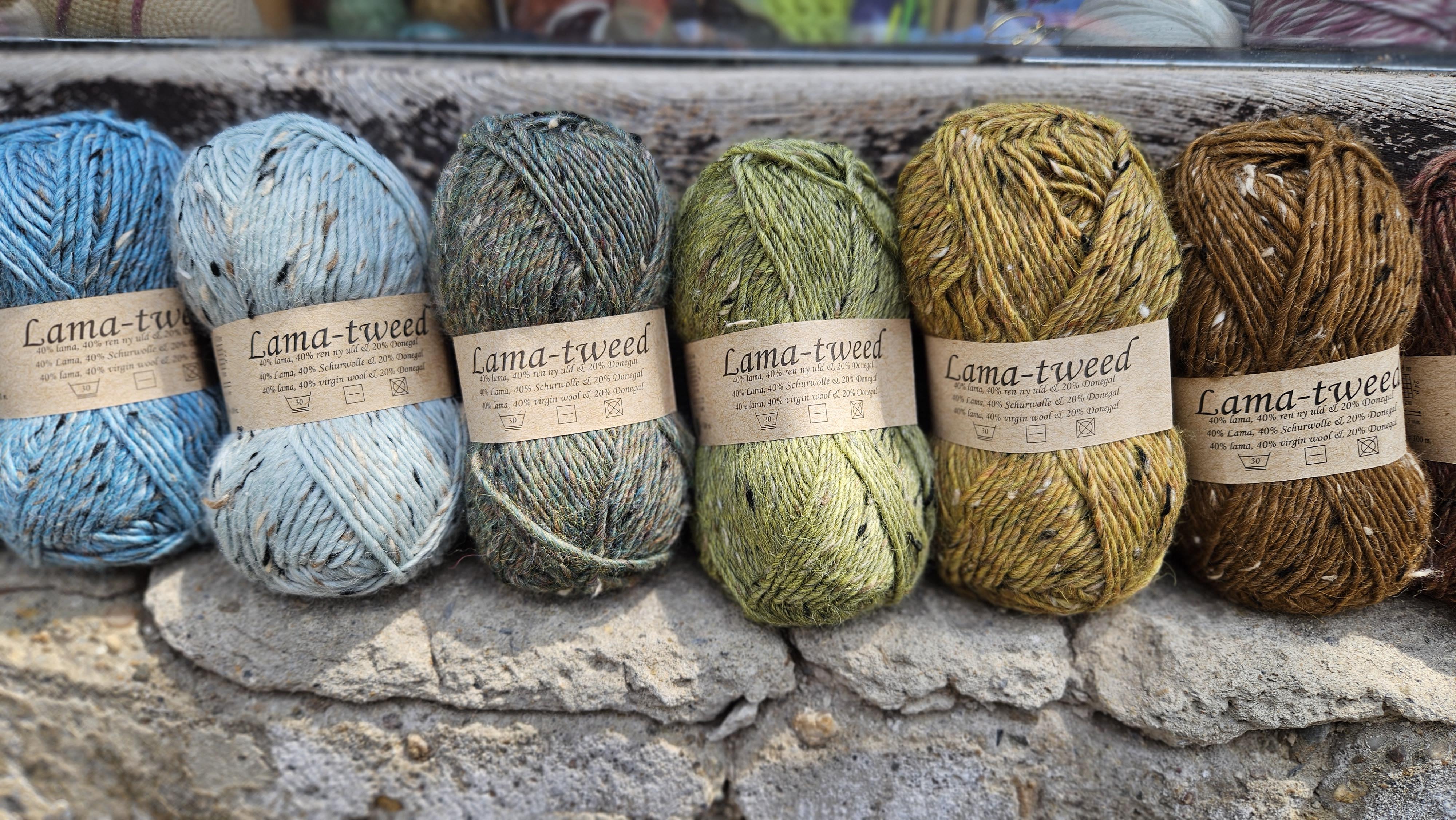 6466 LILLA - LAMATWEED - fialová vlna s tvídovým efektom