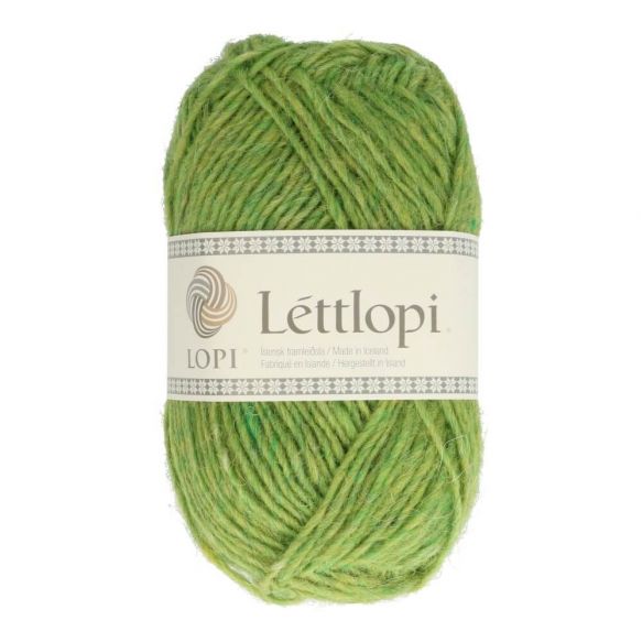 Léttlopi 1706 - Lime Grass - stredne zelená 100% islandská vlna