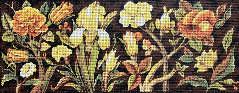 7514 - R9 - 11x11cm obrázok na vyšívanie - s mulinkami