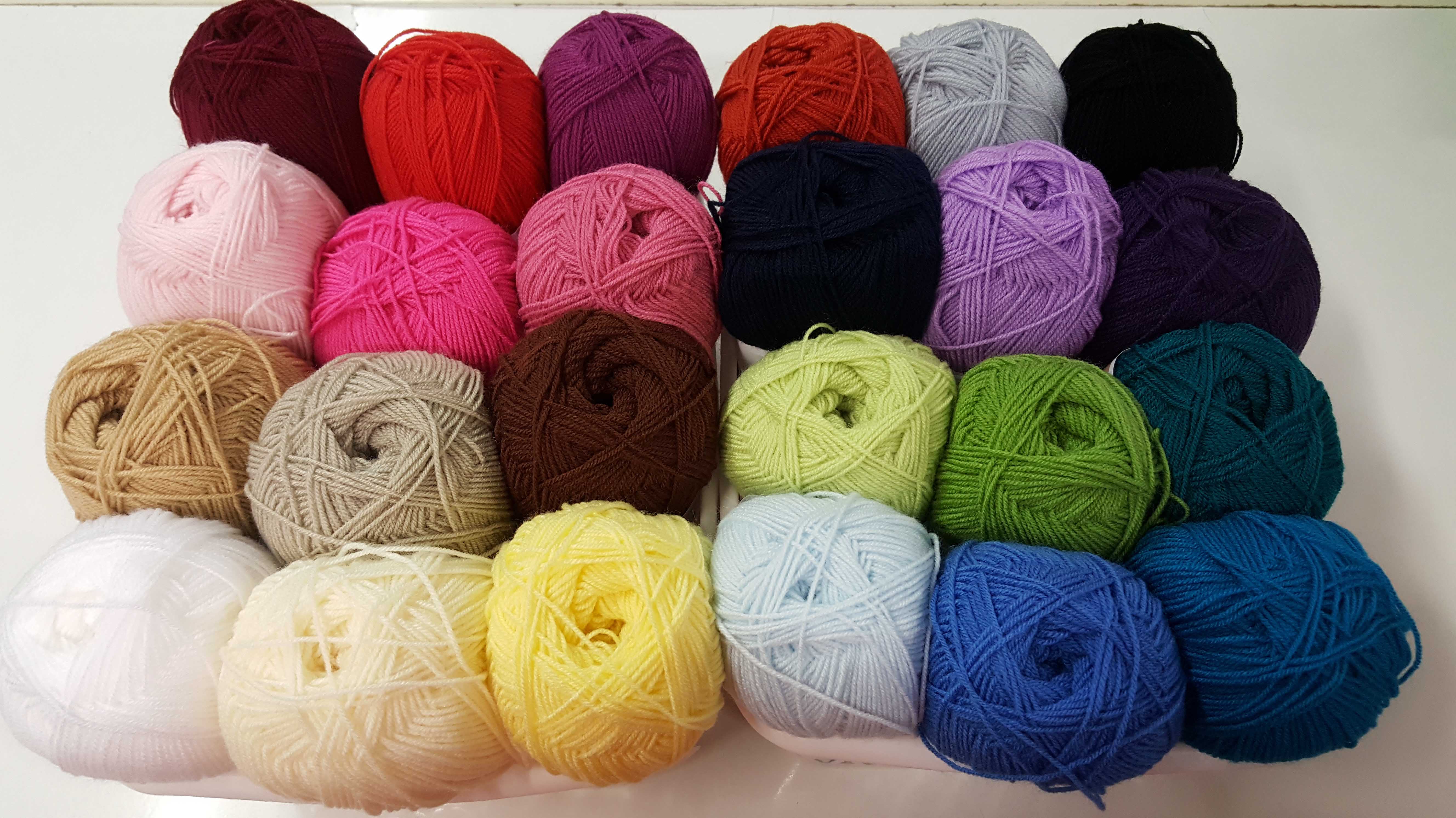 Glória 56220 - Svetlo modrá akrylová tenká vlna