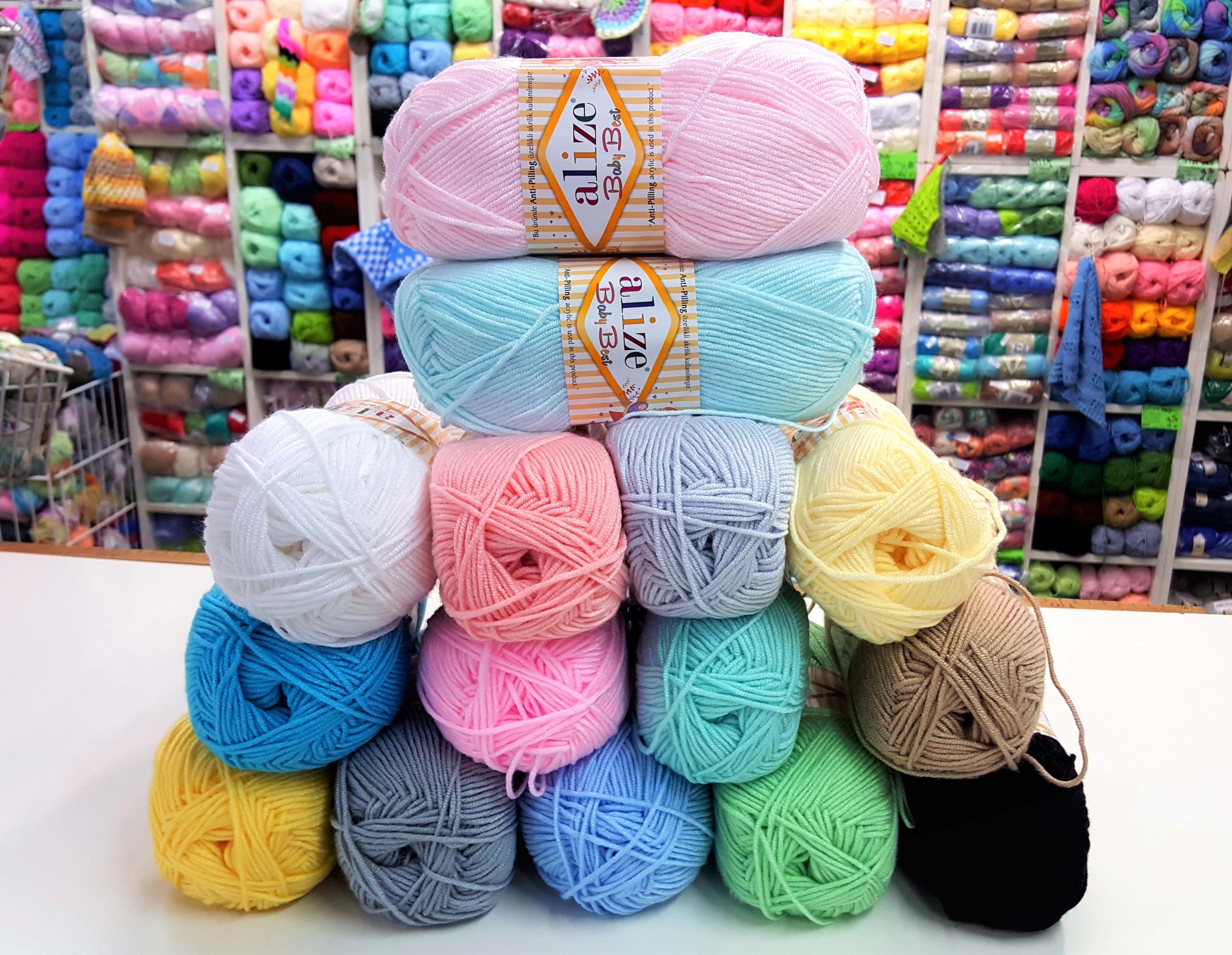 Svetlo modrá Baby Best 183 detská vlna s antipilling úpravou a bambusom