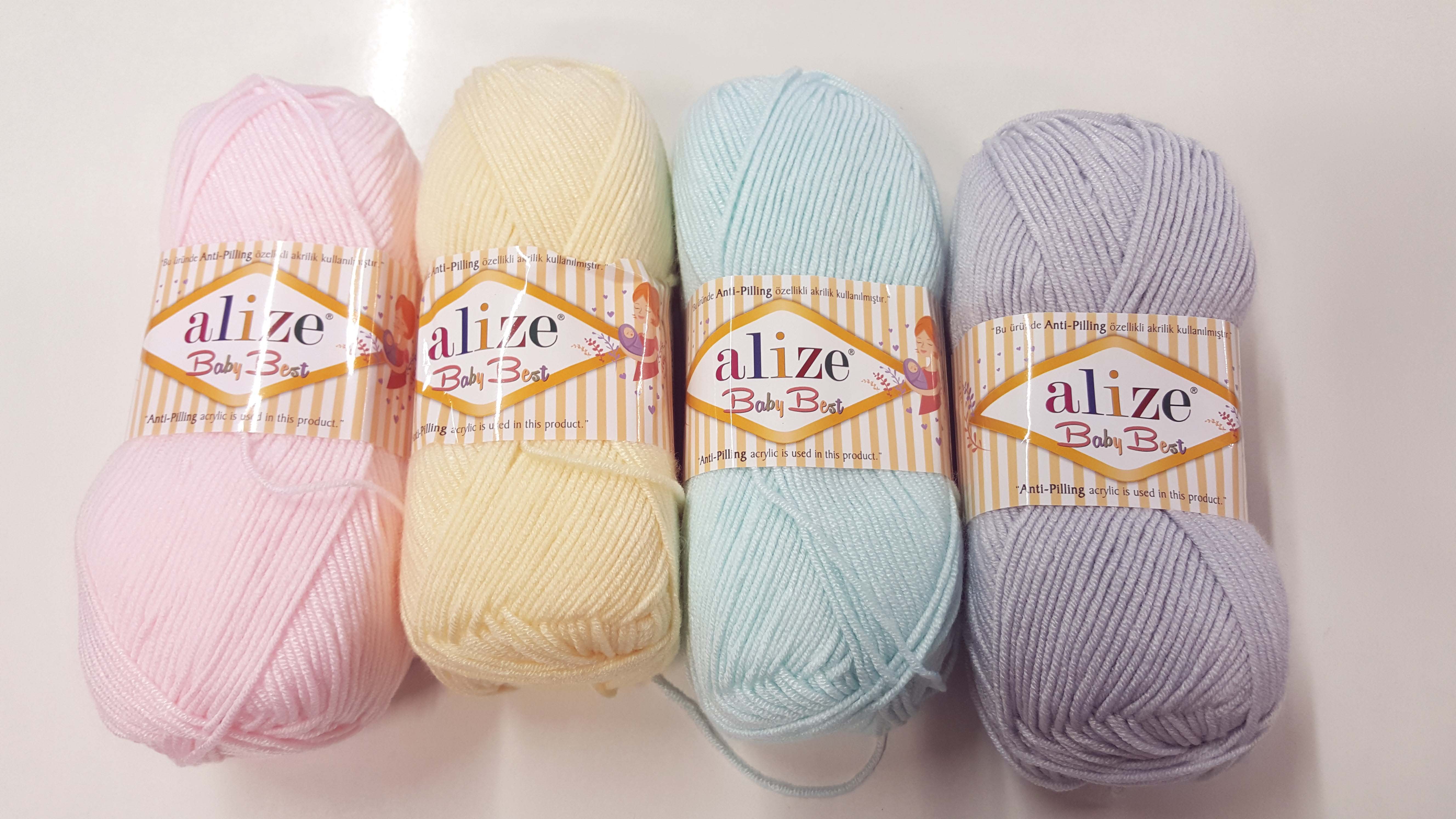 Svetlo modrá Baby Best 183 detská vlna s antipilling úpravou a bambusom