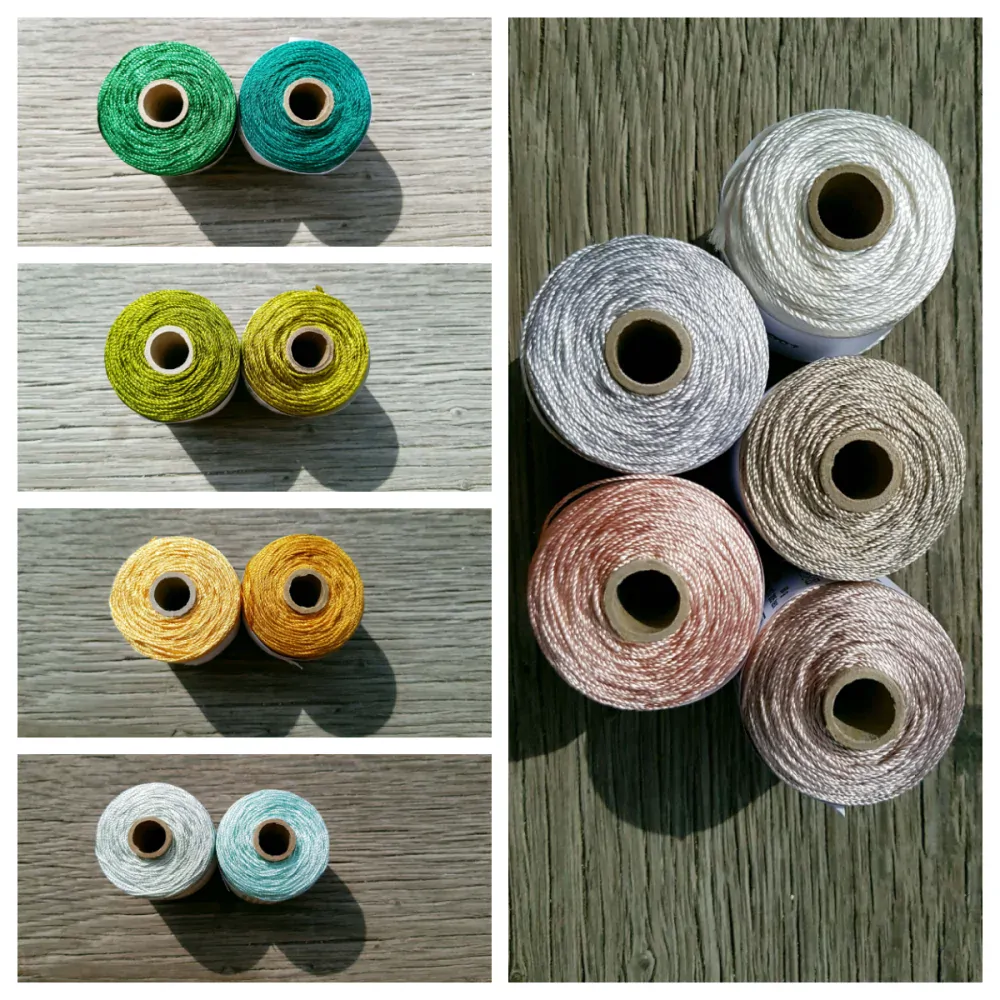 Béžový lesklý kordonet - viskózový hodváb 301