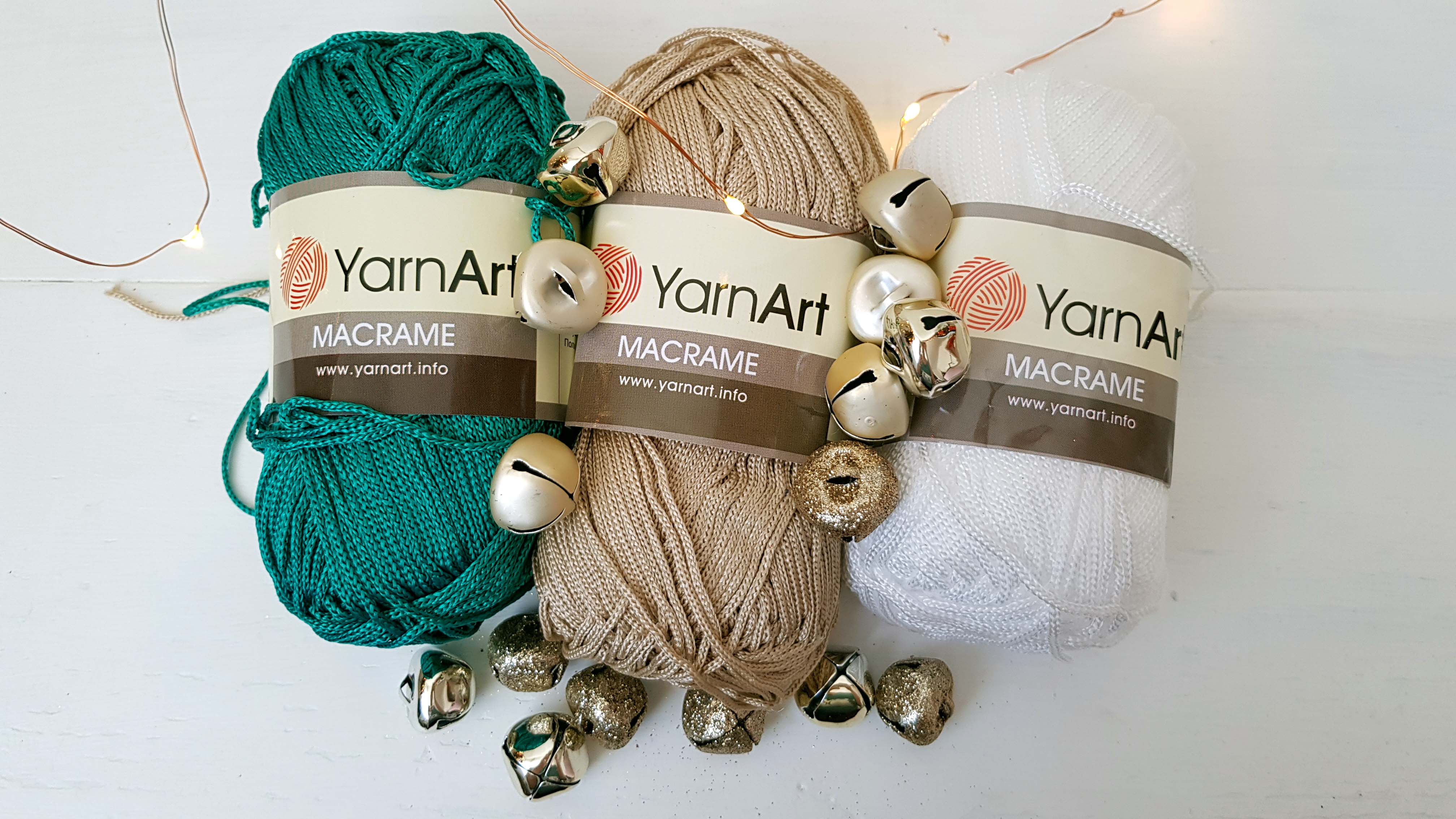 Macrame 133 - Svetlo modrá špagátová lesklá háčkovacia priadza