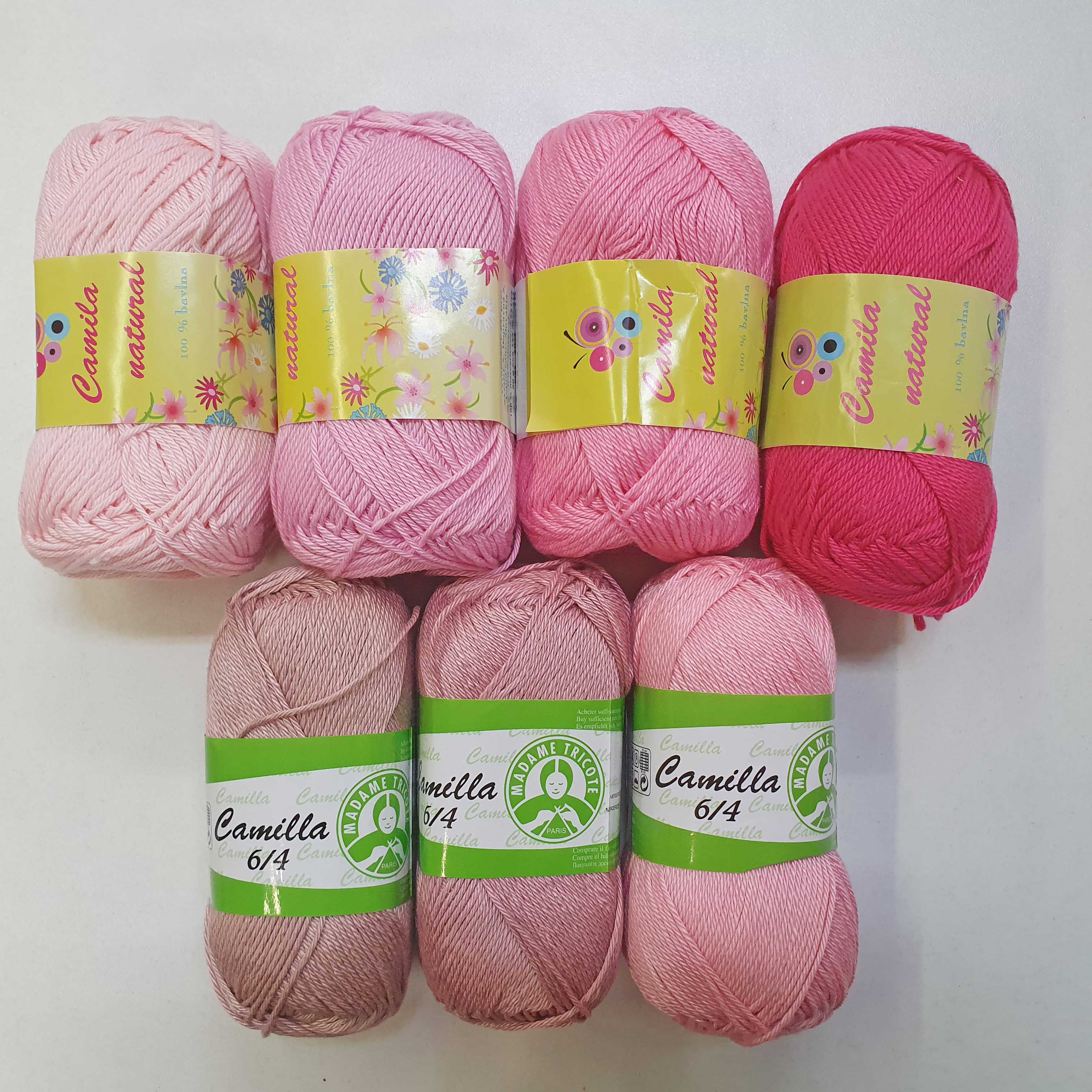 Oranžová bavlnená vlna Camila (natural) 194