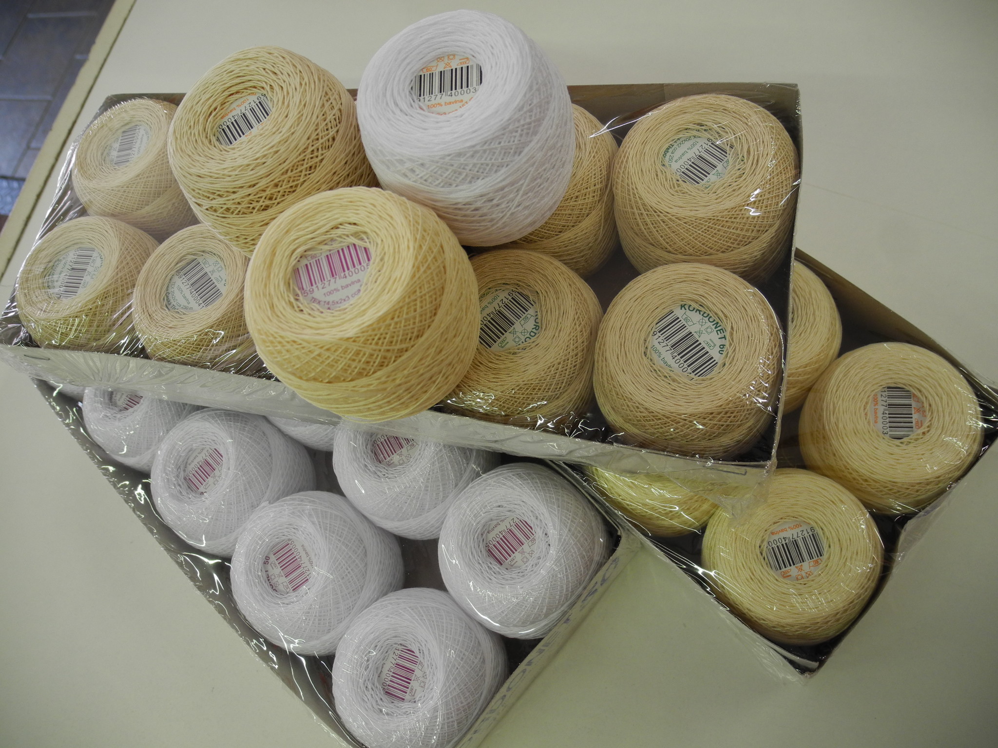 Kordonetka č.50 - maslovo bežová