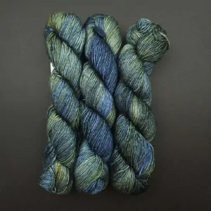 Silky Merino - 879 Chuy - zeleno modrá vlna s hodvábom a merinom