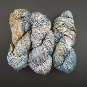 Mecha 335 Hannah - Modro zemitá 100% Superwash merino vlna