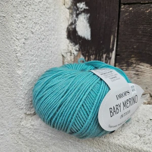 10 Baby Merino - Stredne morská 100% merino vlna so superwash úpravou