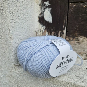 53 Baby Merino - Svetlo modrá 100% merino vlna so superwash úpravou