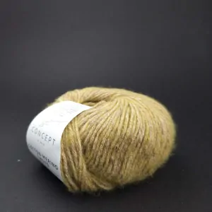 Cotton Merino Tweed 507 - medovo žltá striekaná vlna