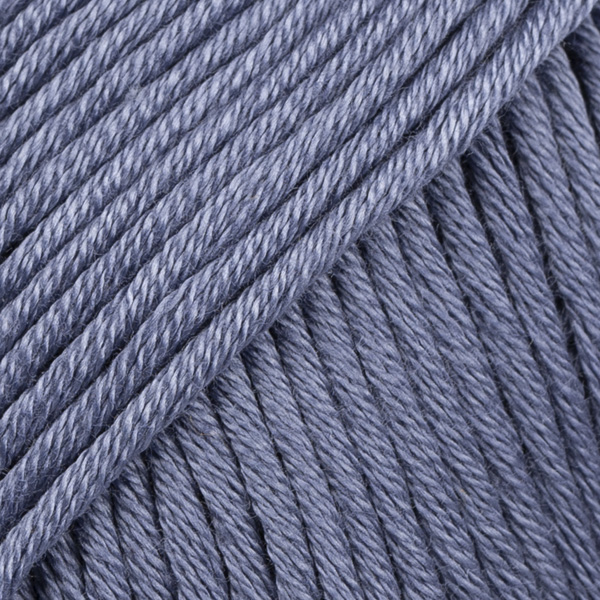 91 Muskat - denim modrá letná bavlnená priadza