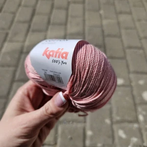 iba 3ks! Svetlo staro ružová priadza s lyocel vláknom Tencel Cotton 35