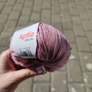 Tmavšia staro ružová priadza s lyocel vláknom Tencel Cotton 36