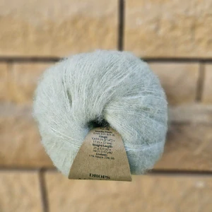 Brushed Alpaca Silk 27 - vintage pistáciovo zelená - vlna s alpakou a hodvábom