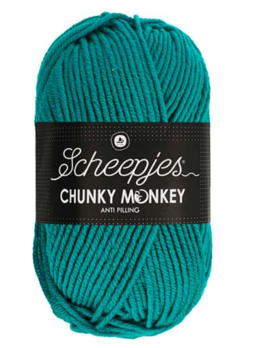 Jasná tyrkysovo modrá 2015 "Ocean" hrubšia detská vlna Chunky Monkey antipilling úprava