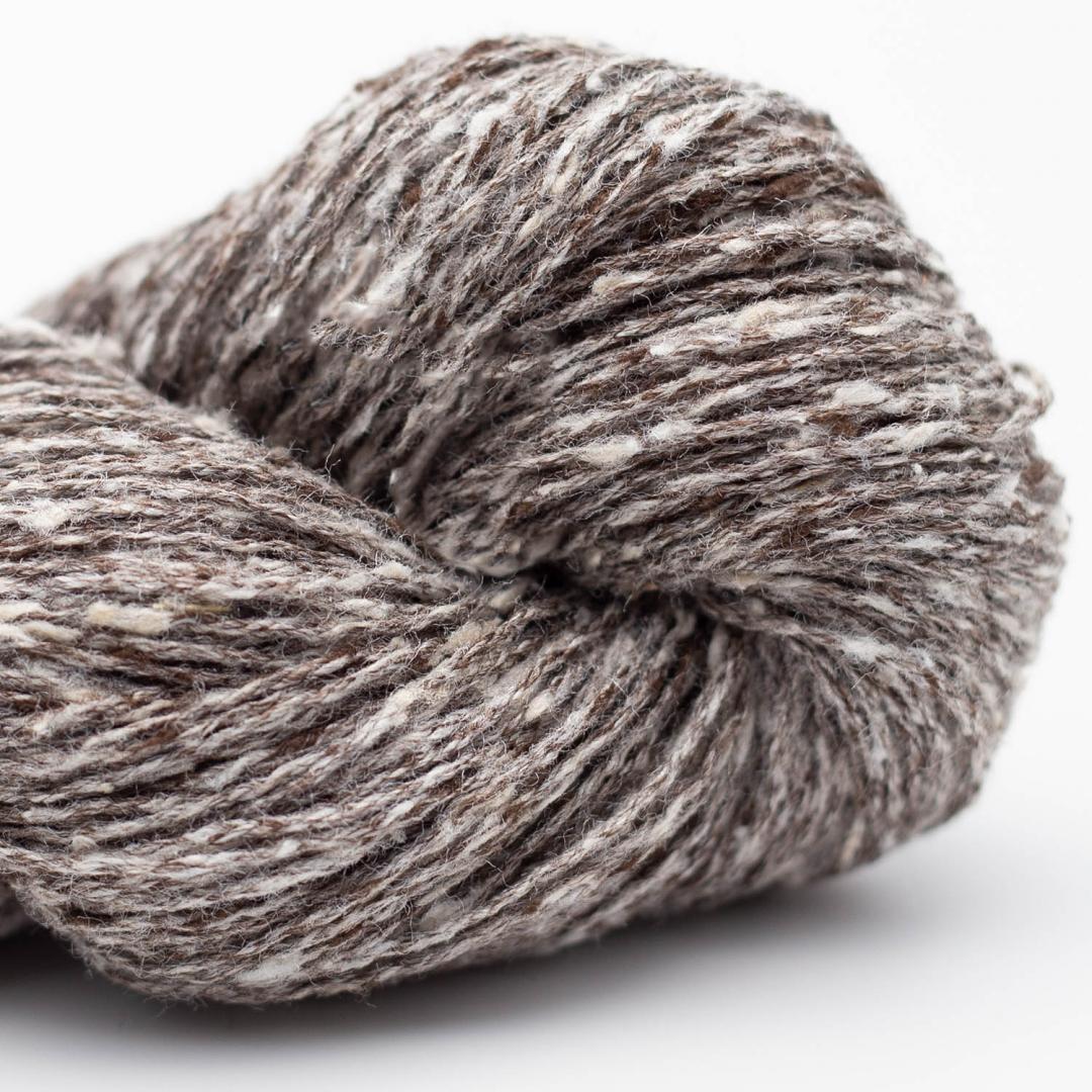 046 Tussah Tweed - stredne pieskový 100% hodváb s nopkami