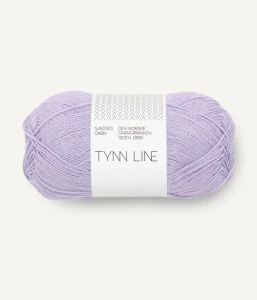 Tynn Line 5223 - fialová tenká priadza s ľanom, viskózou a bavlnou