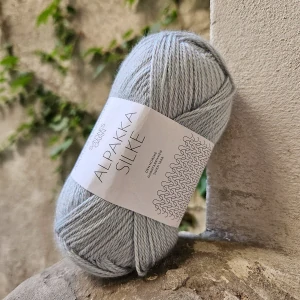 Alpakka Silke 7521 - svetlo pastel modrá tenká vlna s baby alpakou a hodvábom