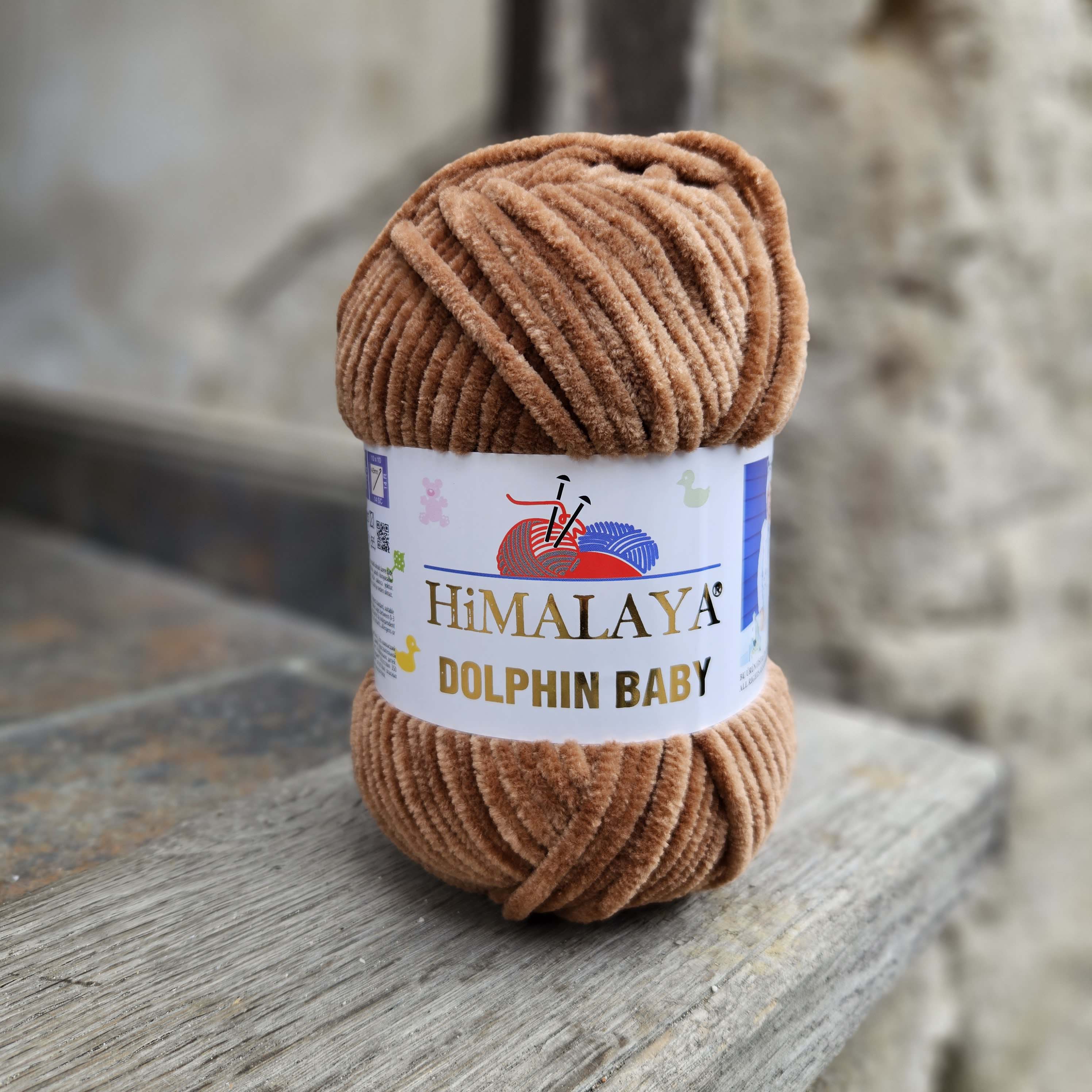 Dolphin Baby 80337 - Orieškovo hnedá detská vlna 