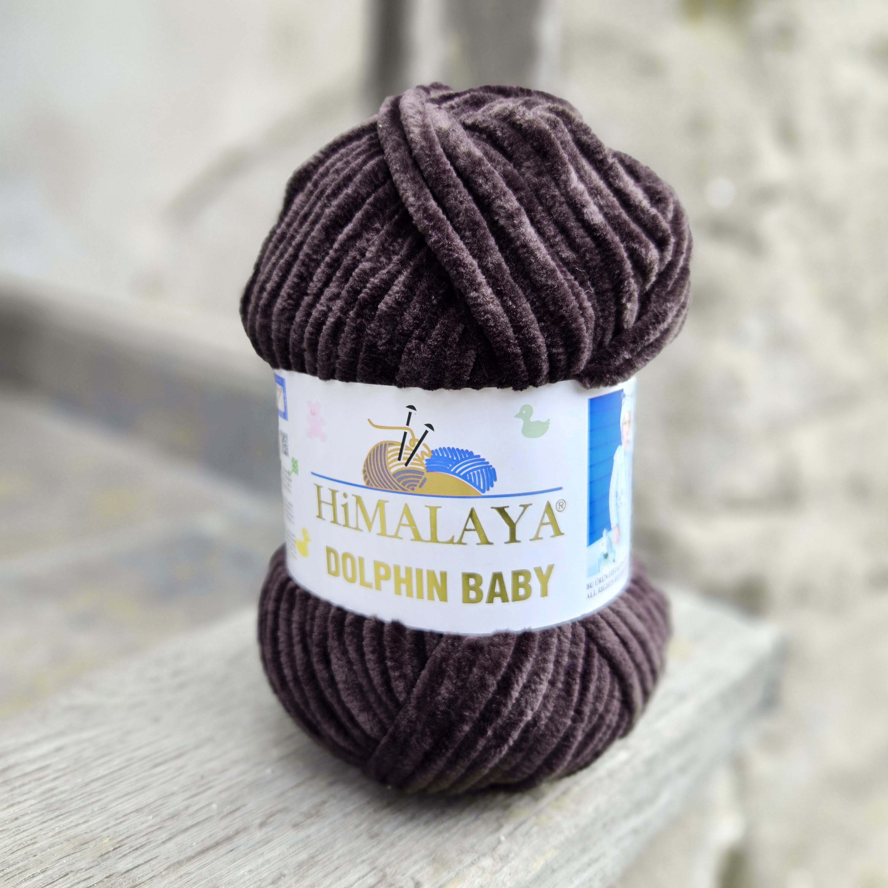 Dolphin Baby 80343 - Tmavo hnedá detská vlna 