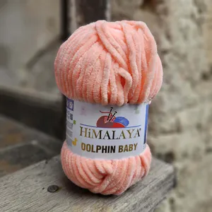 Dolphin Baby 80323 - Svetlo marhuľkovo lososová detská vlna 