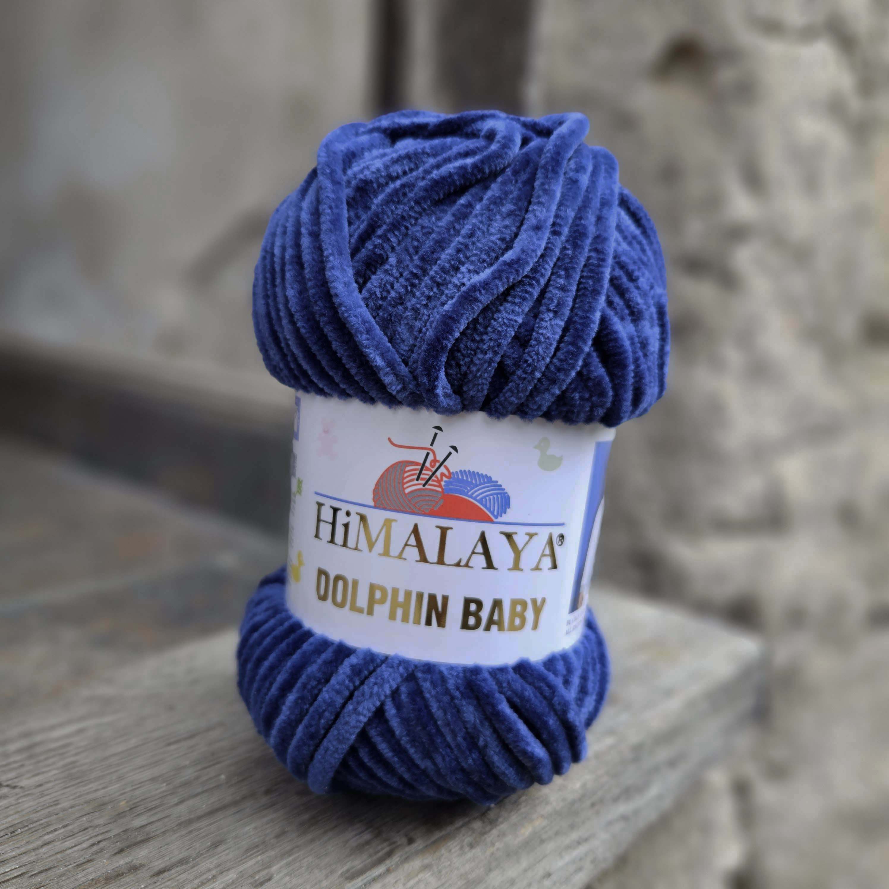 Dolphin Baby 80321 - Tmavo modrá detská vlna 