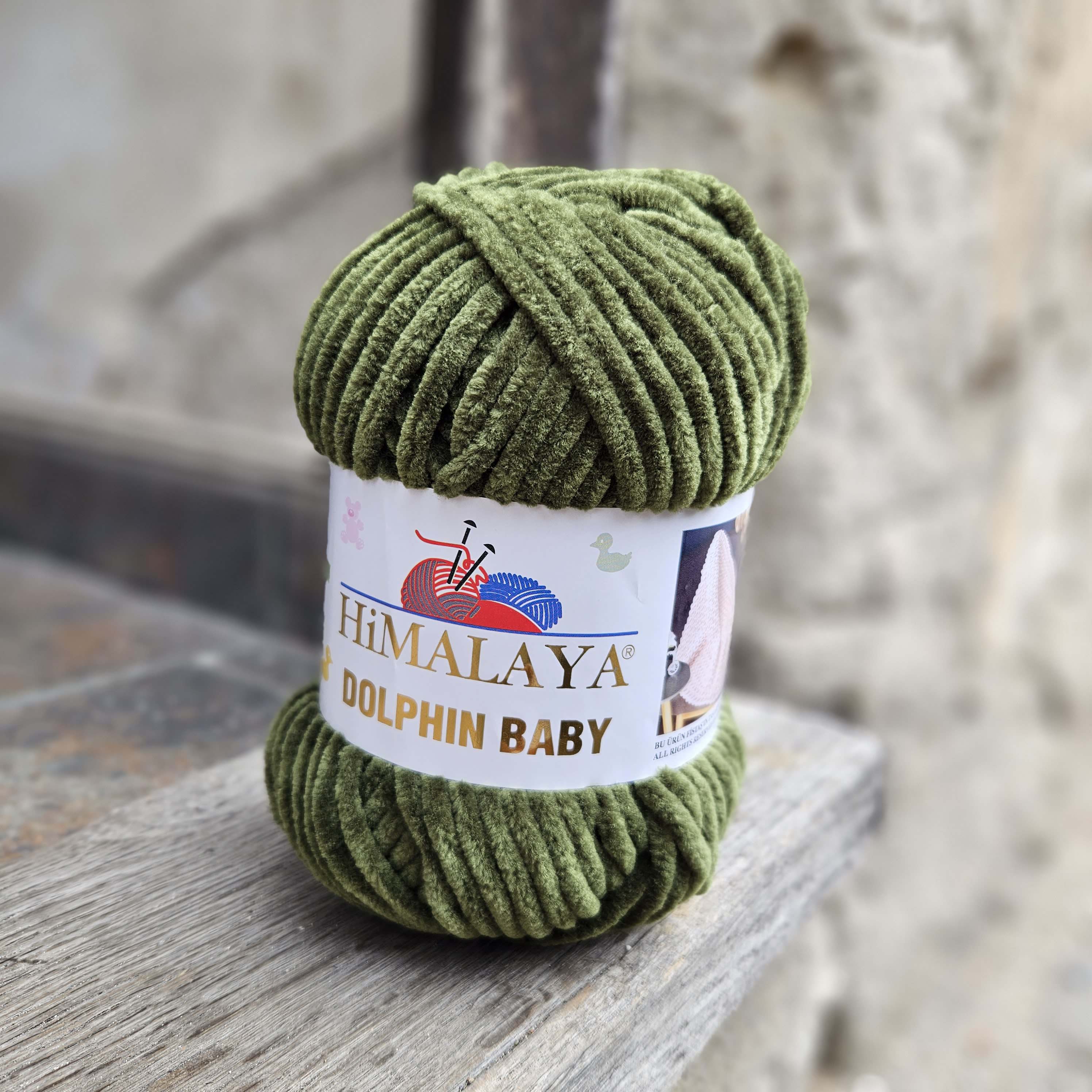 Dolphin Baby 80361 - Olivovo zelená detská vlna 