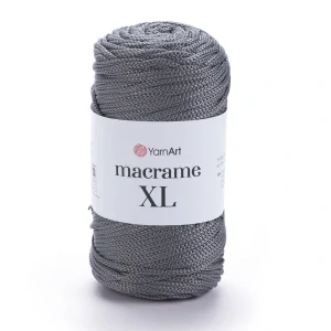 Macrame XL 159 - tmavo sivá hrubšia špagátová priadza