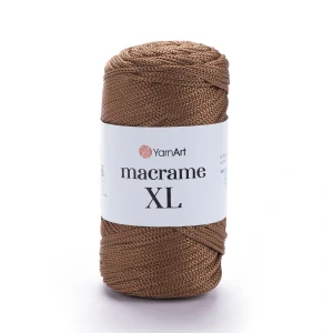 Macrame XL 151 - čokoládová hrubšia špagátová priadza