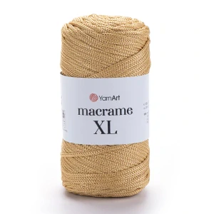 Macrame XL 155 - zlatistá hrubšia špagátová priadza