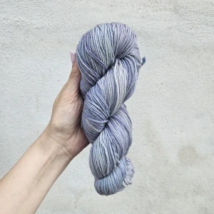 Iba 2ks! Arroyo - 724 Flava - pastel mentol sivá ručne farbená merino vlna
