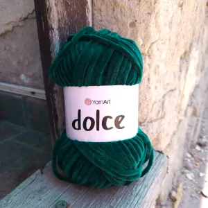 Dolce 774 - Tmavá zelená detská vlna (ako Dolphin Baby)