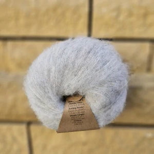 Brushed Alpaca Silk 35 - svetlo sivá - vlna s alpakou a hodvábom