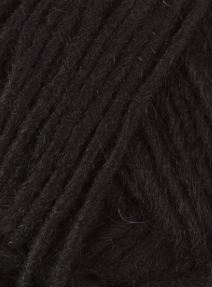 Álafosslopi 0059 - black - čierna 100% islandská vlna LOPI