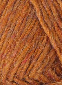 Álafosslopi 9971 - amber - škoricová 100% islandská vlna LOPI