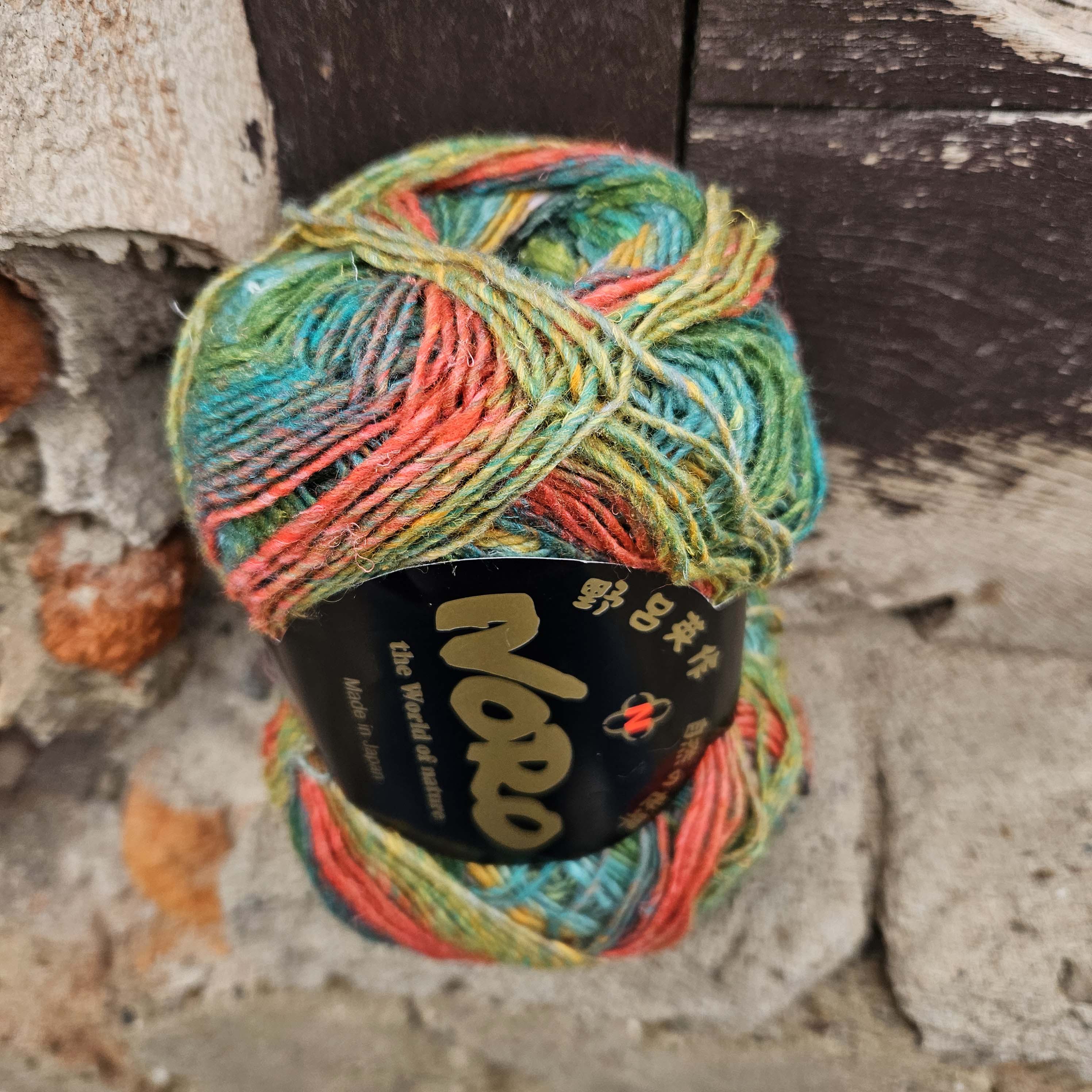 Silk Garden Sock - # S461 - Hakui - zeleno farebná melírovaná vlna