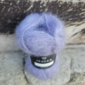 Silk Mohair 12 - vintage fialová tenká vlna z kid mohéru a hodvábu